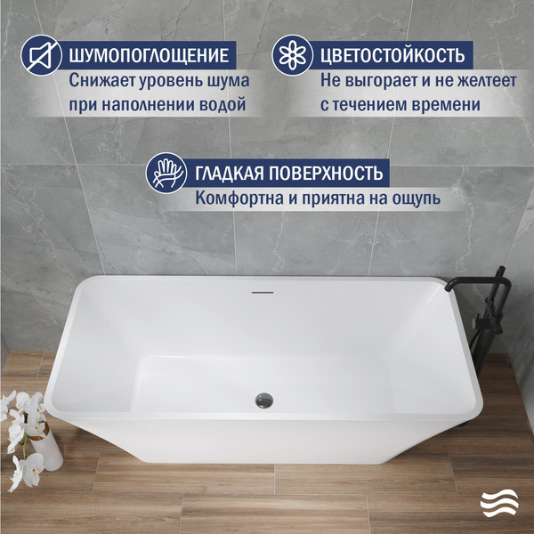 Ванна акриловая Lauter Esme 150x75 / 21682050