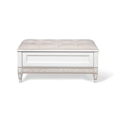 Банкетка гм 6499к,дуб/tiffany-1-cream "бел.дуб/пат" пр."бристоль"