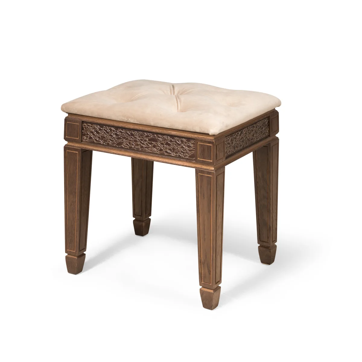 Банкетка гм 6499,дуб/tiffany-1-cream "табак" пр."бристоль"