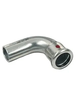 Отвод sanha-therm ниппельный 90* press 35х35 арт. 124001a35