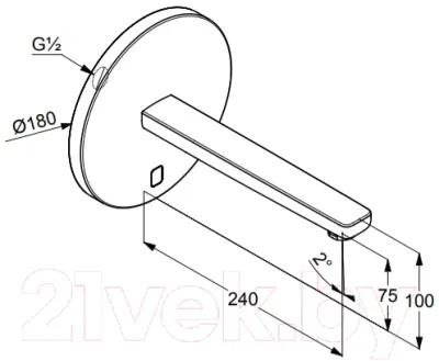 Смеситель Kludi Zenta 3840305