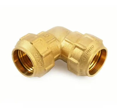 Угольник латунный компрессионный двойной ду 25х25 general fittings