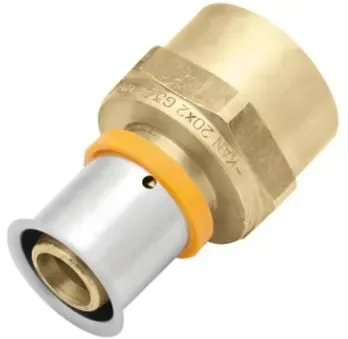 Пресс-соединитель вр 16х2 g1/2" арт. 1009044002 (к-900100) kan