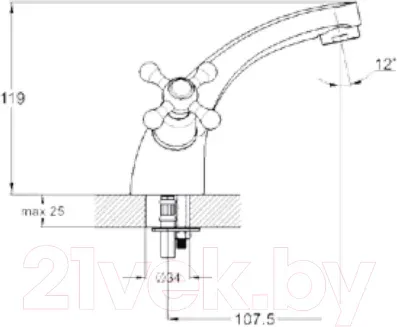 Смеситель G.Lauf QMT1-A722