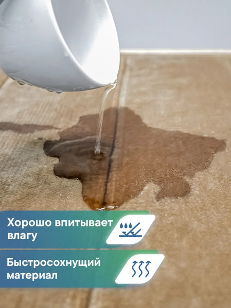 Набор ковриков для ванной и туалета Вилина Велюр / 7173