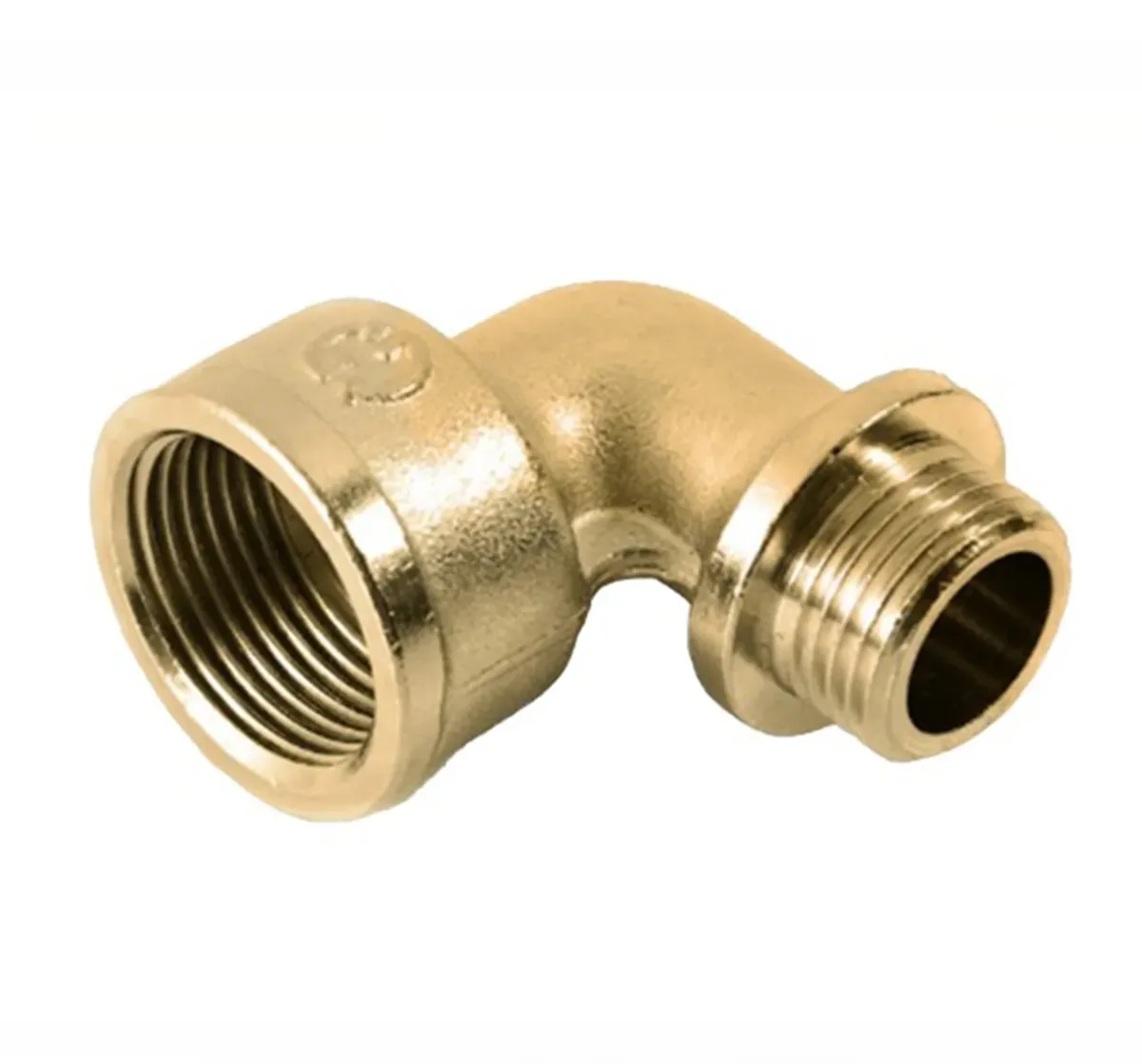 Угольник латунный мр ду 20х15 (3/4"х1/2") general fittings