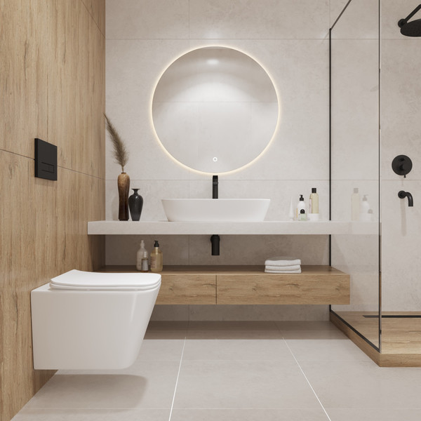 Унитаз подвесной Lauter Square с жестким сиденьем Soft Close / 214903