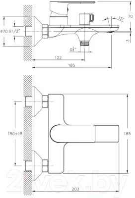 Смеситель Haiba HB60505-3