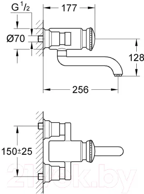 Смеситель GROHE Contromix Public 36113000