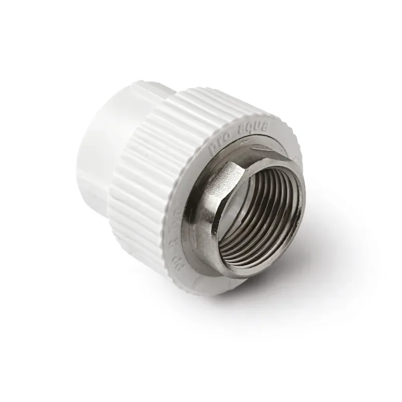 П/п муфта комб. под ключ вр 40х1 1/2" белая pro aqua