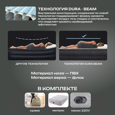 Надувной матрас Intex Supreme Air-Flow 64490
