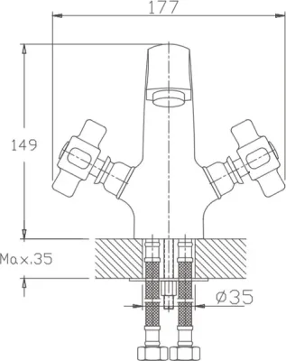 Смеситель Haiba HB1018