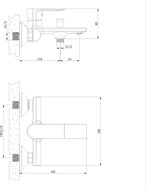 Смеситель Lauter Reef 21CK6678C