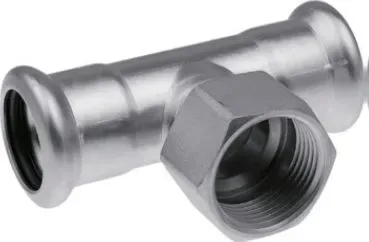 Тройник inox press 22хrp 1/2"х22 вр арт. 1609257017 (6191625) kan