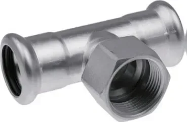 Тройник inox press 22хrp 1/2"х22 вр арт. 1609257017 (6191625) kan