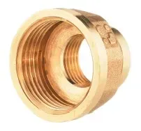 Муфта латунная переходная ду 15х25 (1/2"х1") баз