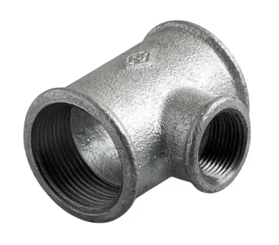 Тройник чугунный оцинк. ду 20х15х20 (3/4"х1/2"х3/4") brennen
