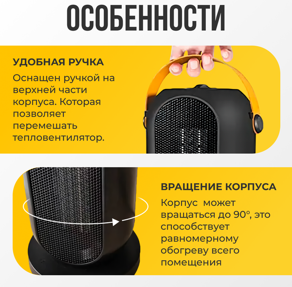 Тепловентилятор Sundays Home 652100039A