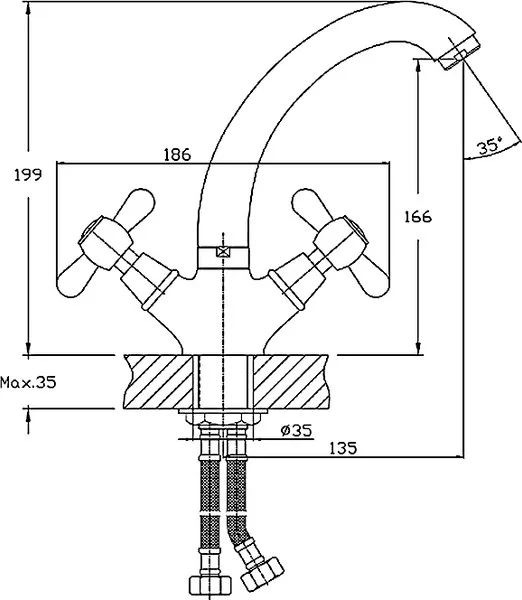 Смеситель Haiba HB4325