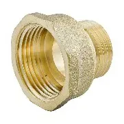 Переход латунный мр ду 15х25 (1/2"х1") баз