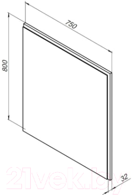 Зеркало Aquanet Nova Lite 75 / 249513