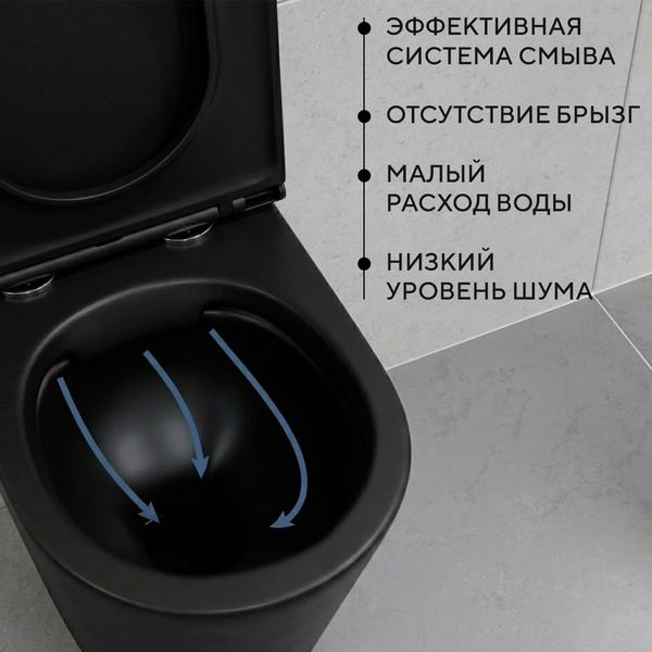 Унитаз подвесной Lauter Longer 2110822B