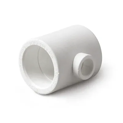 П/п тройник переходной 50х40х50 белый pro aqua
