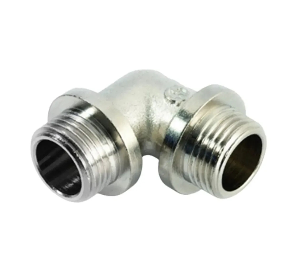 Угольник латунный хром. рр ду 20 (3/4") с бортом general fittings