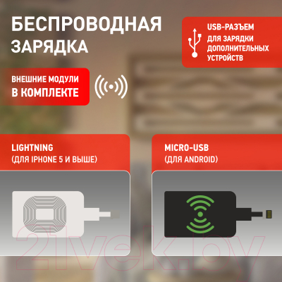 Настольная лампа ЭРА NLED-474-10W-BK / Б0038590