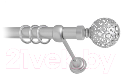 Карниз для штор Lm Decor Ажур 095 1р гладкий 25мм