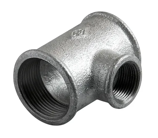 Тройник чугунный оцинк. ду 32х15 (1 1/4"х1/2") brennen