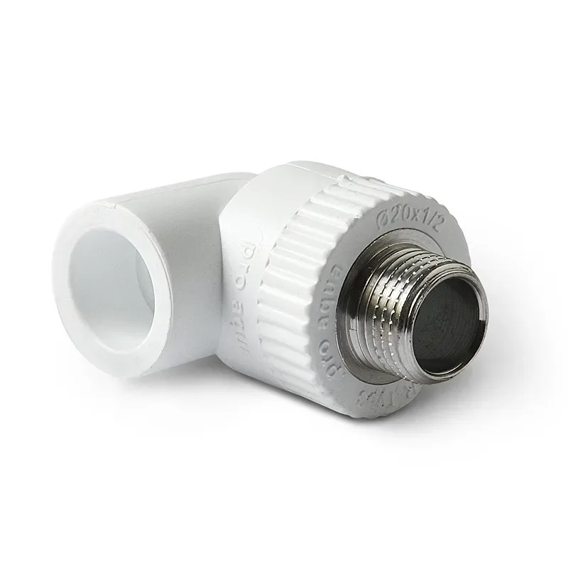 П/п отвод комб. нр 32х3/4" белый pro aqua