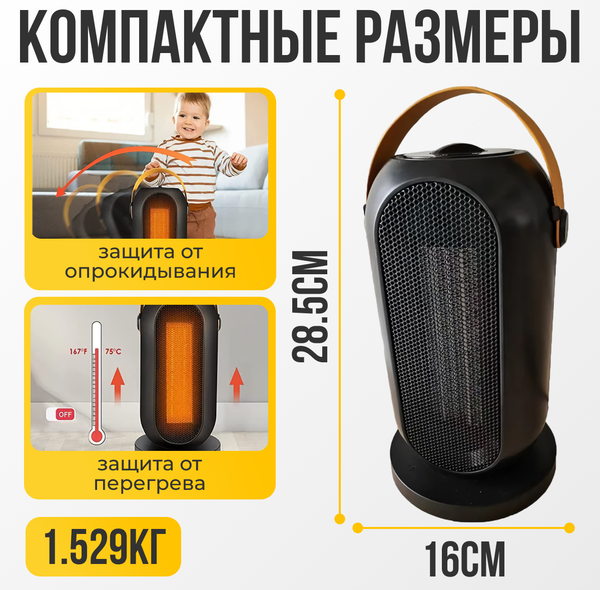 Тепловентилятор Sundays Home 652100039A