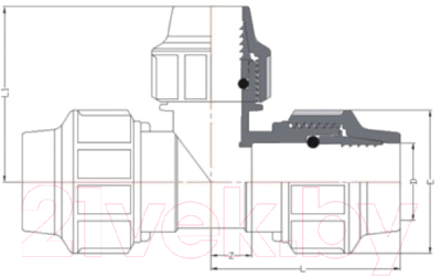 Тройник AV Engineering AVE110635063