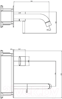 Смеситель Maxonor Pure Life PL7287-8