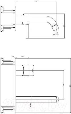 Смеситель Maxonor Pure Life PL7287-8