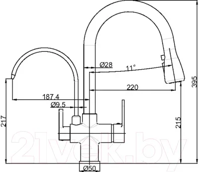 Смеситель Maxonor Pure Life PL4560