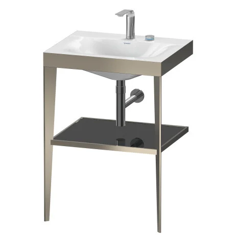 Duravit \ 2022 \ PL \ XViu \ Консоль металлическая с умывальником \ 60x48x85 см