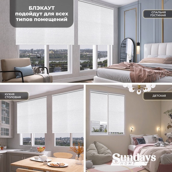 Рулонная штора Sundays Home LM 97-11 180х185
