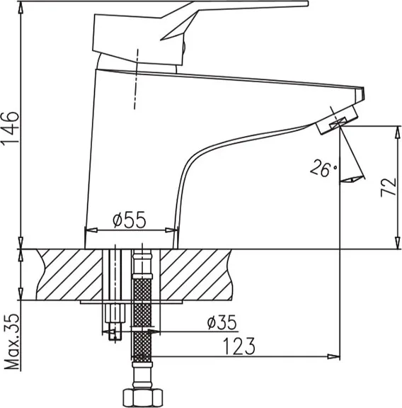 Смеситель Haiba HB1063
