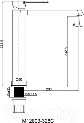 Смеситель Maxonor Pure Life PL11108-8