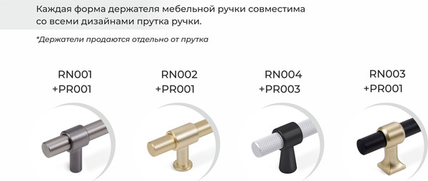 Ручка для мебели Boyard AL PR002MBSN.1/320