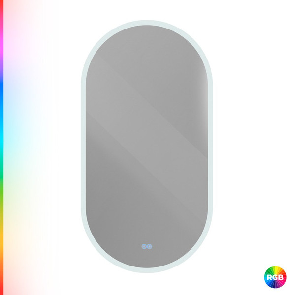 Зеркало Cezares Ellisse CZR-SPC-ELS-550-1050-RGB-TCH