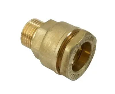 Ниппель латунный компрессионный нр ду 32х1" general fittings