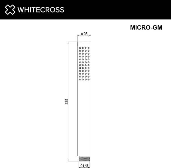 Лейка ручного душа Whitecross MICRO-GM