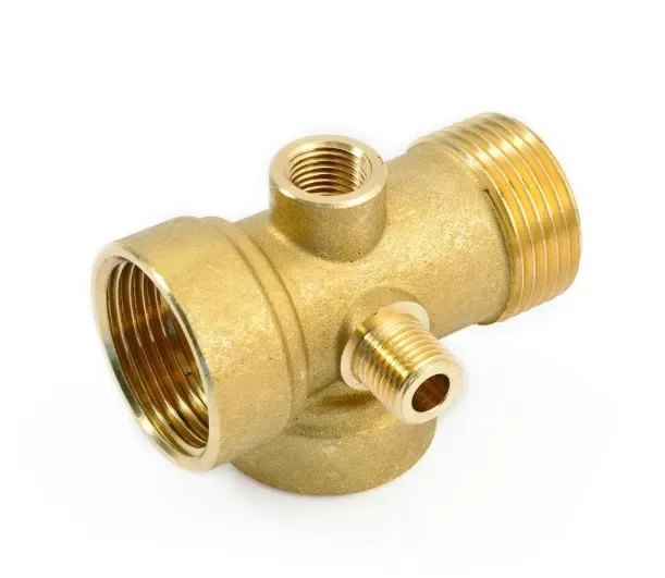 Тройник латунный ду 25х8 (1х1/4") с 5-ю выходами general fittings