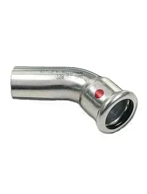 Отвод sanha-therm ниппельный 45* press 22х22 арт. 12404022