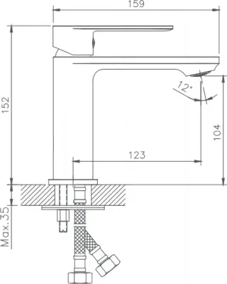 Смеситель Lauter Moon 21СК691BS