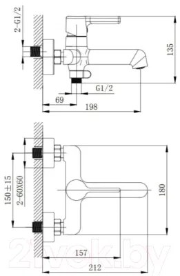 Смеситель Haiba HB60814-7