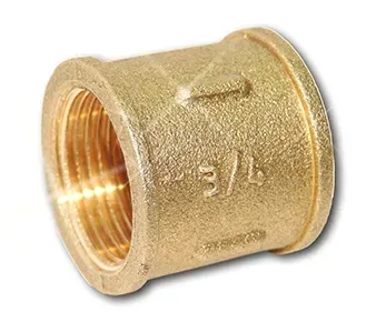 Муфта латунная ду 15 (1/2") без ндс освобождение согласно п.п.1.16 п.1ст.118 налогового кодекса рб. уп цветлит